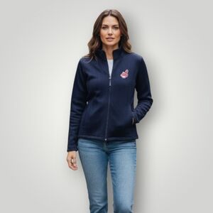 Cleveland Indians Chief Wahoo Full Zip Jacket GIII Sports‎ by Carl Banks XL